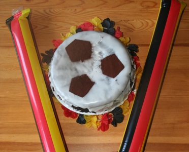 Fußball Kuchen Deko • Mama, Papa und sieben Kinder