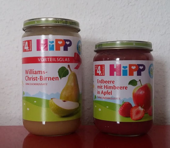 Babygläschen große Öffnung